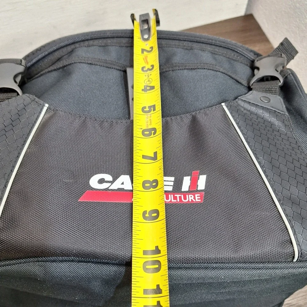 Case IH Agriculture Insulated Cooler Bag Black Red Nylon with Bottle Opener